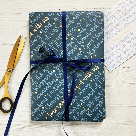 Names of Jesus Gift Wrap