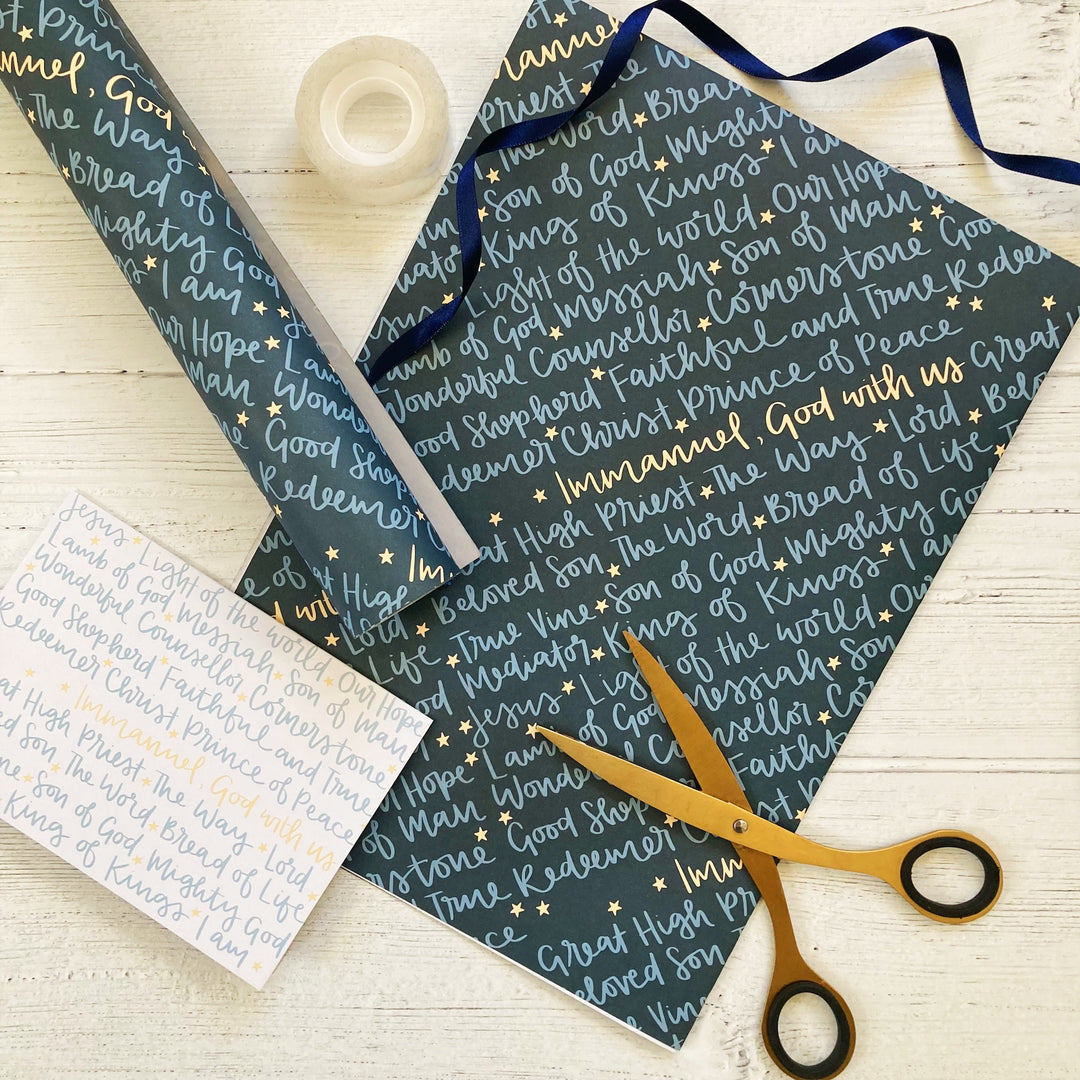 Names of Jesus Gift Wrap