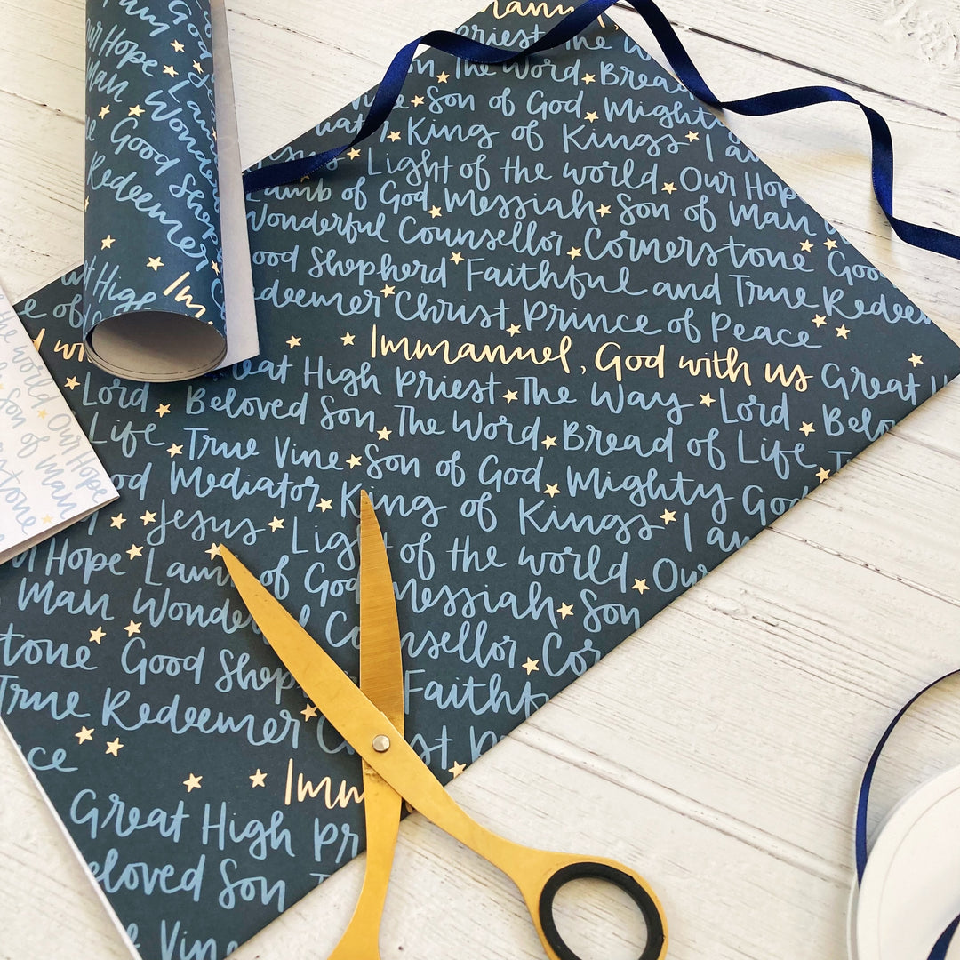 Names of Jesus Gift Wrap