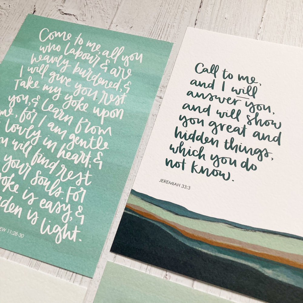 END OF LINE 4 PRINT BUNDLE - Pause and Pray Prints