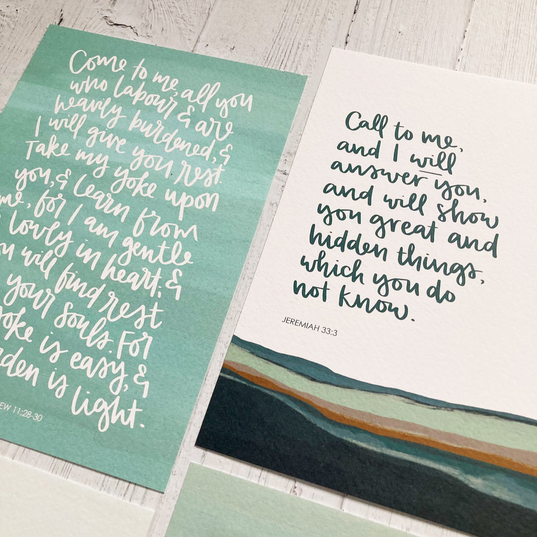 END OF LINE 4 PRINT BUNDLE - Pause and Pray Prints