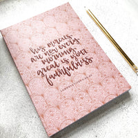 His Mercies are New A5 Devotional Notebook